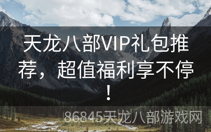 天龙八部VIP礼包推荐，超值福利享不停！