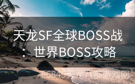 天龙SF全球BOSS战：世界BOSS攻略