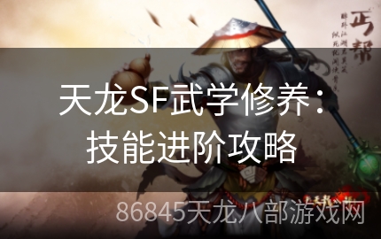 天龙SF武学修养：技能进阶攻略