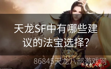 天龙SF中有哪些建议的法宝选择？