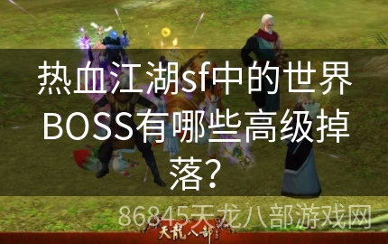 热血江湖sf中的世界BOSS有哪些高级掉落？