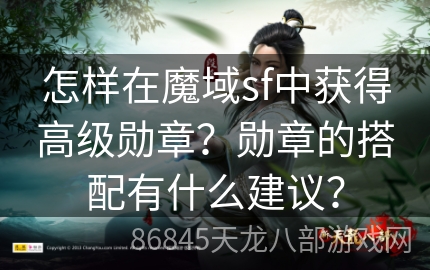 怎样在魔域sf中获得高级勋章？勋章的搭配有什么建议？