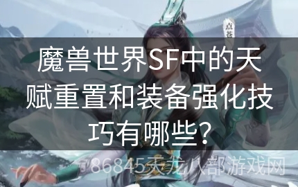 魔兽世界SF中的天赋重置和装备强化技巧有哪些？