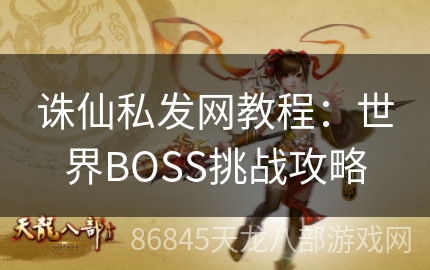 诛仙私发网教程：世界BOSS挑战攻略