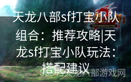 天龙八部sf打宝小队组合：推荐攻略|天龙sf打宝小队玩法：搭配建议