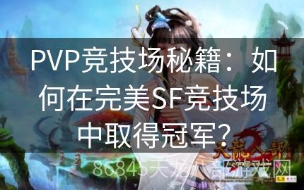 PVP竞技场秘籍：如何在完美SF竞技场中取得冠军？