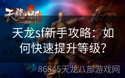 天龙sf新手攻略：如何快速提升等级？