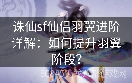 诛仙sf仙侣羽翼进阶详解：如何提升羽翼阶段？