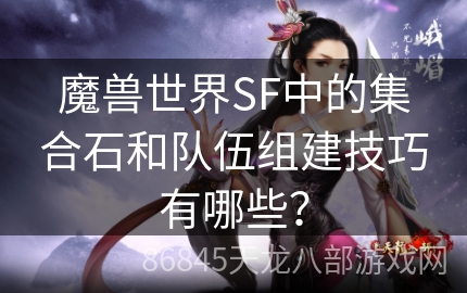 魔兽世界SF中的集合石和队伍组建技巧有哪些？