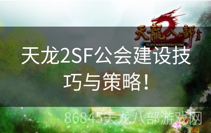 天龙2SF公会建设技巧与策略！