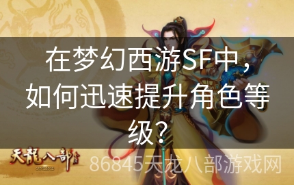 在梦幻西游SF中，如何迅速提升角色等级？