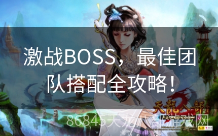 激战BOSS，最佳团队搭配全攻略！