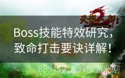 Boss技能特效研究，致命打击要诀详解！