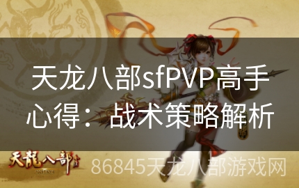 天龙八部sfPVP高手心得：战术策略解析