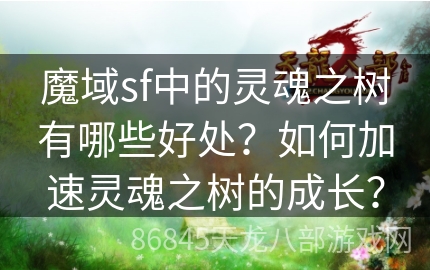 魔域sf中的灵魂之树有哪些好处？如何加速灵魂之树的成长？