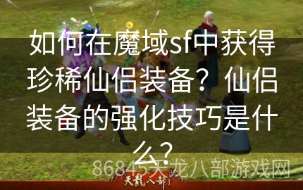 如何在魔域sf中获得珍稀仙侣装备？仙侣装备的强化技巧是什么？