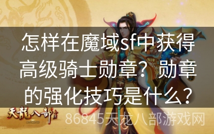 怎样在魔域sf中获得高级骑士勋章？勋章的强化技巧是什么？