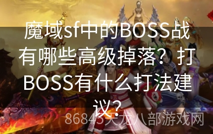 魔域sf中的BOSS战有哪些高级掉落？打BOSS有什么打法建议？