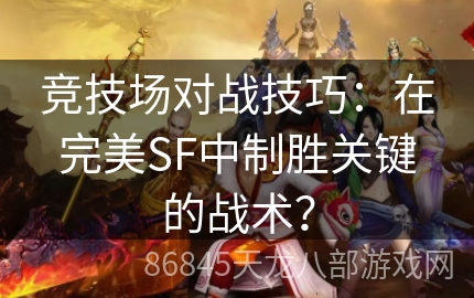 竞技场对战技巧：在完美SF中制胜关键的战术？