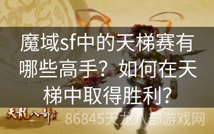 魔域sf中的天梯赛有哪些高手？如何在天梯中取得胜利？