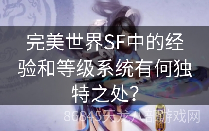 完美世界SF中的经验和等级系统有何独特之处？