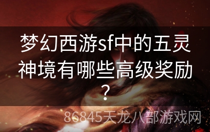 梦幻西游sf中的五灵神境有哪些高级奖励？