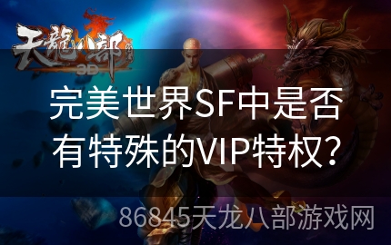 完美世界SF中是否有特殊的VIP特权？