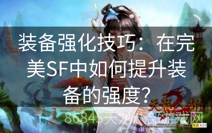 装备强化技巧：在完美SF中如何提升装备的强度？