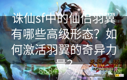 诛仙sf中的仙侣羽翼有哪些高级形态？如何激活羽翼的奇异力量？