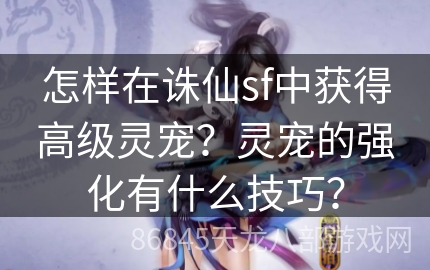 怎样在诛仙sf中获得高级灵宠？灵宠的强化有什么技巧？