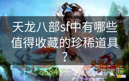 天龙八部sf中有哪些值得收藏的珍稀道具？