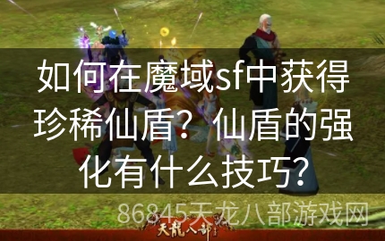 如何在魔域sf中获得珍稀仙盾？仙盾的强化有什么技巧？