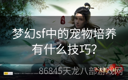 梦幻sf中的宠物培养有什么技巧？