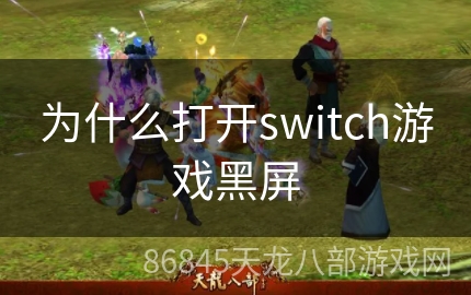 为什么打开switch游戏黑屏