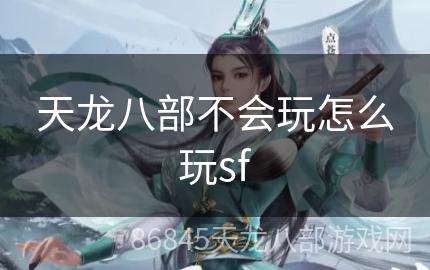 天龙八部不会玩怎么玩sf