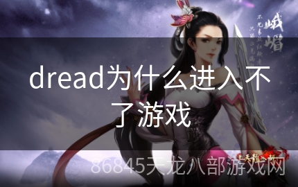 dread为什么进入不了游戏