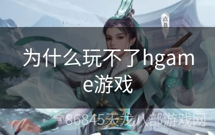 为什么玩不了hgame游戏